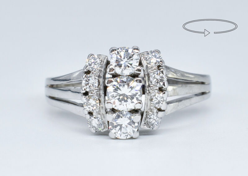 Ring 18 K diamonds