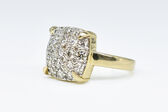 Ring 14 Kt GG Brillanten