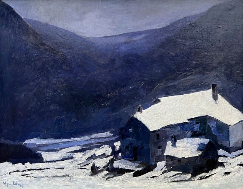 Paysage d‘hiver en Ardennes