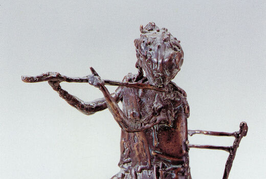 seated flute player, 1996
