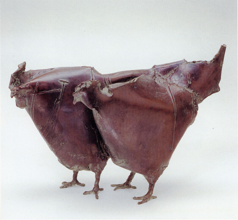rooster and hen, 1997