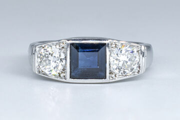 Ring 18 K Sapphire 