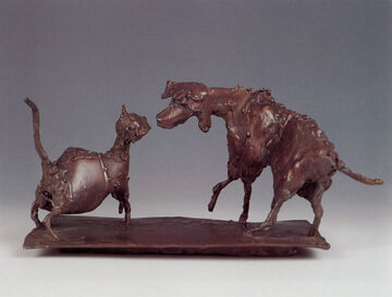 dog and cat, 2001