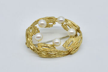 brooch 18 K