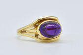 Ring 18 K Amethyst