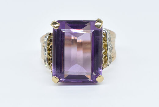 Ring 14 Kt RG Amethyst 