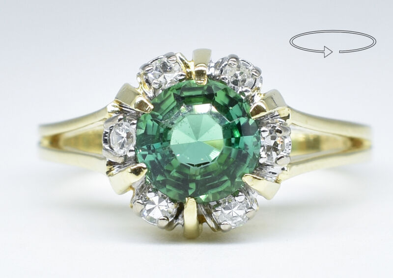 Ring 14 K Tourmaline 
