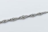 Armband 14 Kt WG Brillanten 