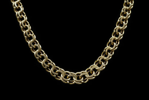 Collier mit Verlauf 14 Kt GG