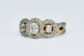 Ring 14 K Diamonds 