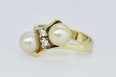 Ring 14 Kt GG Perlen 