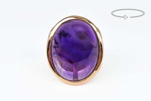 Ring 18 Kt RG Amethyst