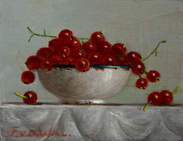 Stillleben mit Johannisbeeren