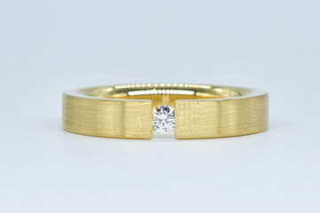 Spann-Ring 18 Kt GG Brillant