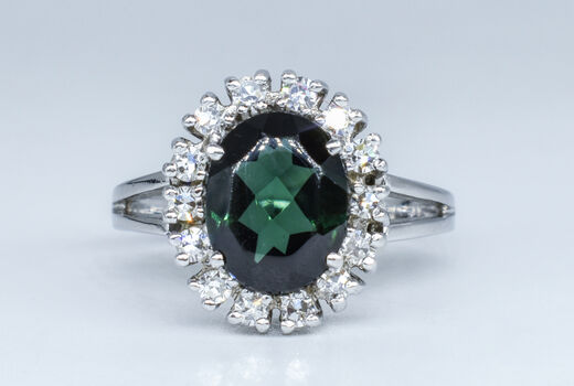 Ring 14 K Tourmaline 