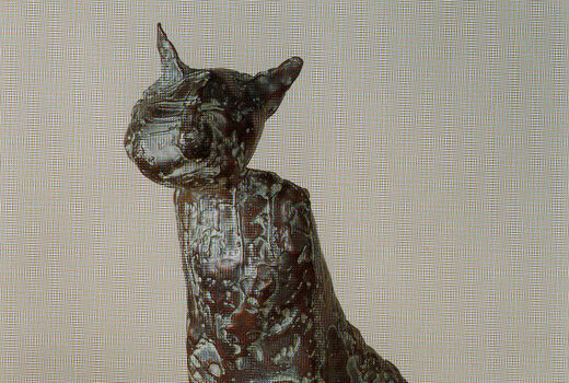 seated cat, 1998