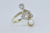 Ring 14 Kt GG Perle 