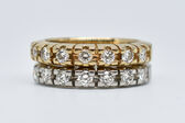 half eternity rings 14 K