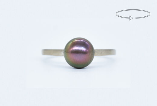 Ring 18 Kt WG Perle