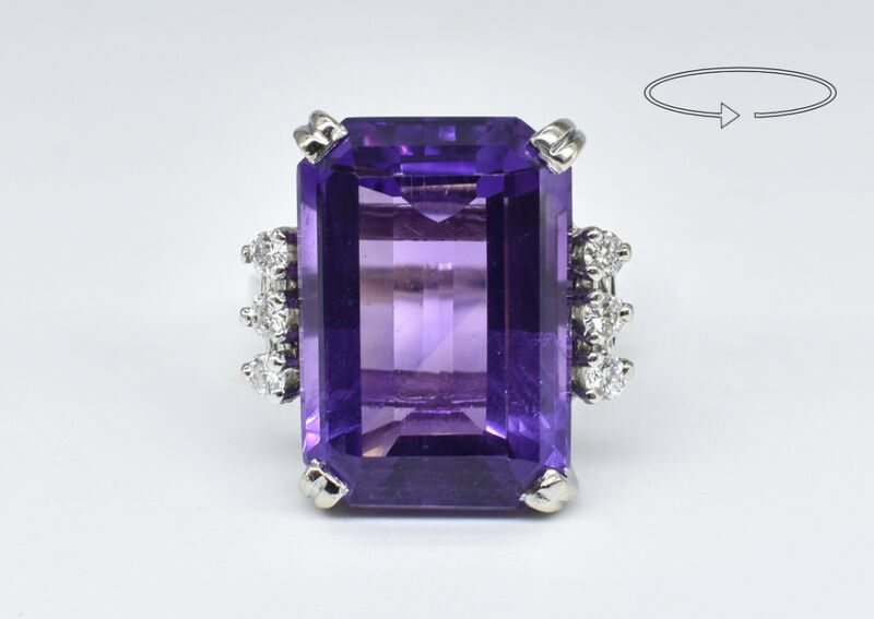 Ring 14 K Amethyst 