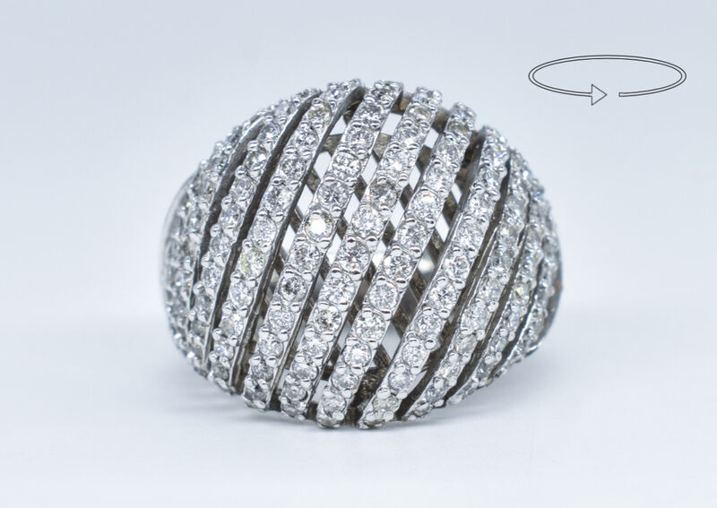 Ring 14 K diamonds