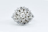 Ring 18 Kt WG Brillanten 