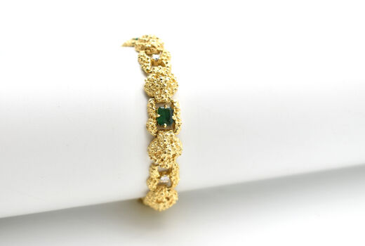 Armband 14 Kt GG Brillanten 