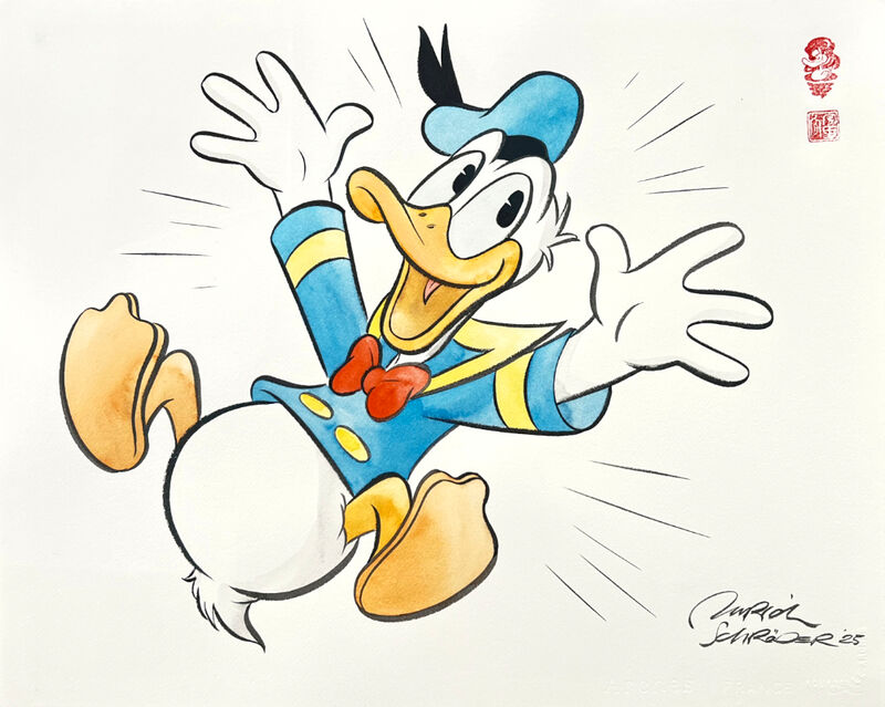 Donald Duck happy, 2025