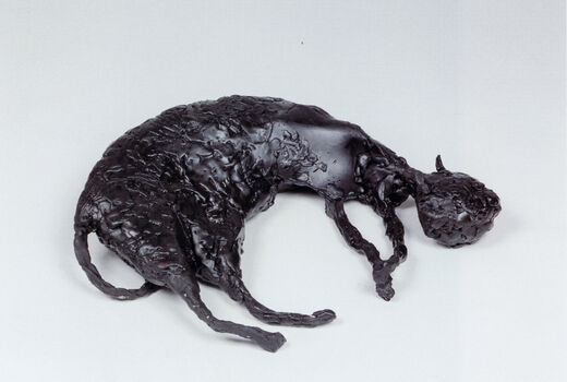 cat lying down, 1997