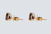 Ohrstecker 18 Kt RG Rhodolith