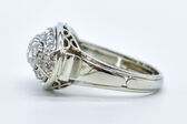 Ring 14 K diamonds