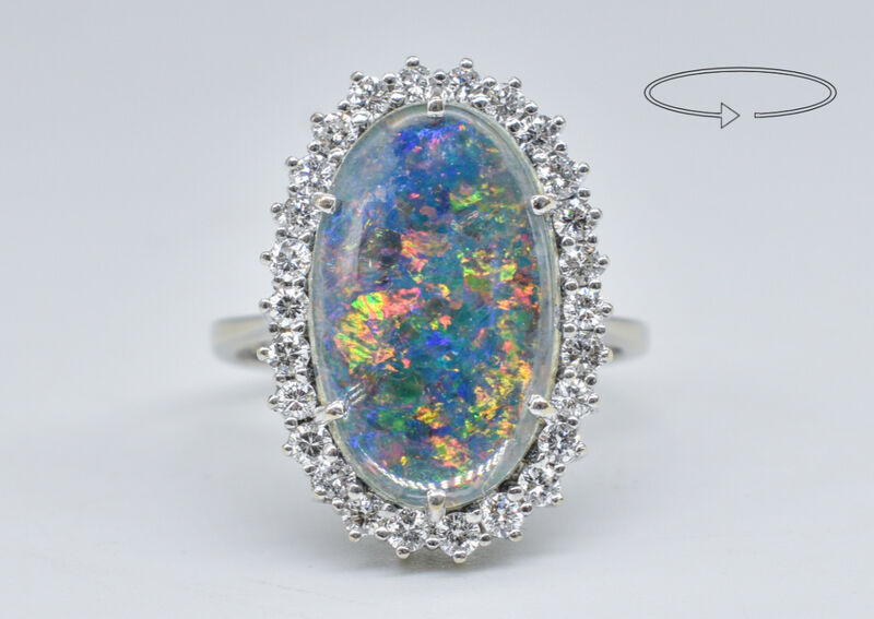 Ring 14 K Opal 