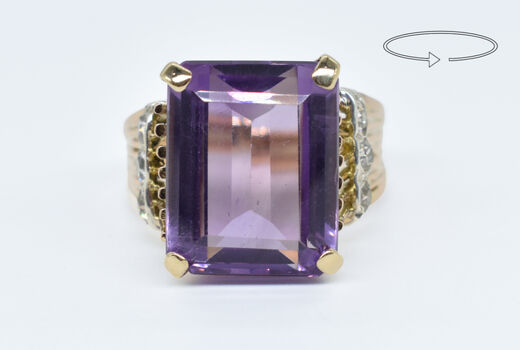 Ring 14 Kt RG Amethyst 