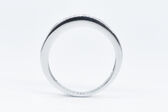 Halbmemory-Ring Platin Diamanten