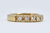 half eternity rings 14 K