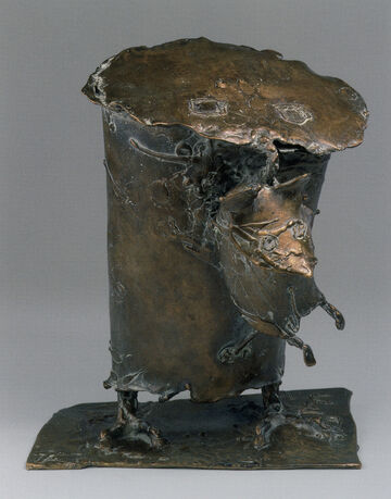 owl with mouse, 2007