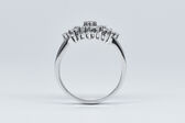 Ring 14 Kt WG Brillanten