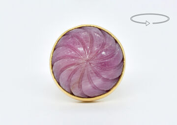 Ring 18 K ruby