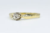 Solitaire-Ring 14 Kt GG Brillant