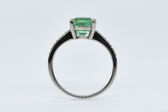 Ring 18 K emerald 