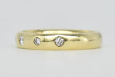 Ring 14 K diamonds