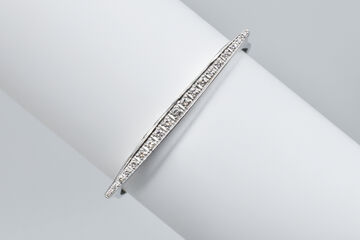 Armreif 18 Kt WG Brillanten