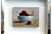 still life with cherries