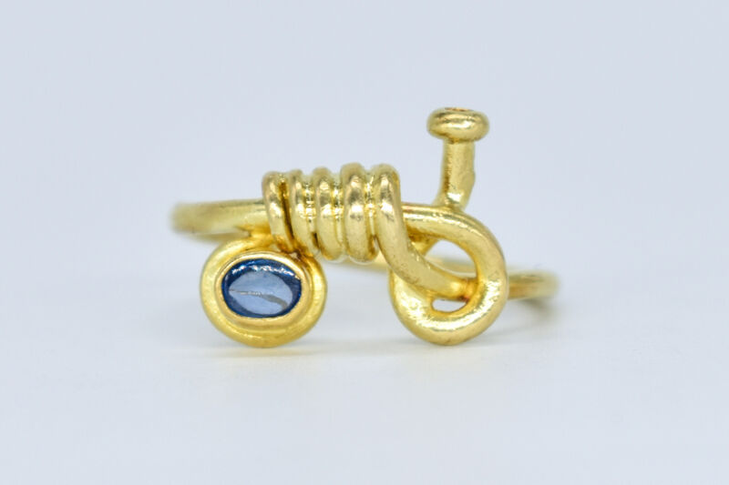 Sous-Ring 18 Kt Saphir