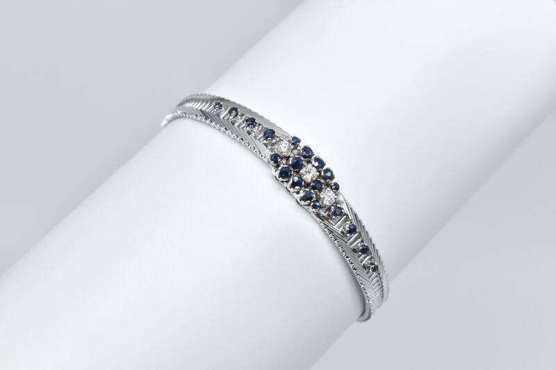 Armband 14 Kt WG Brillanten 