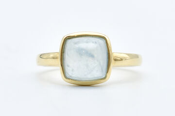 Ring 14 K Aquamarine