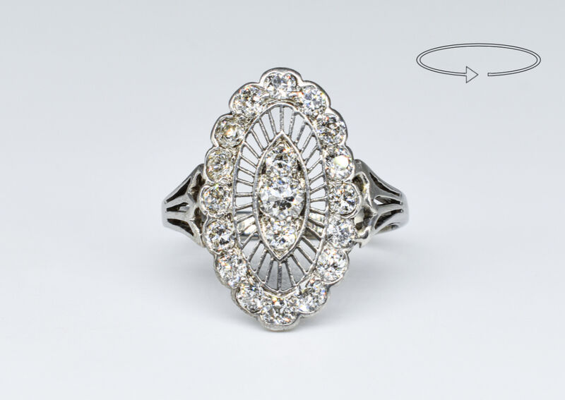 Ring 14 Kt WG 