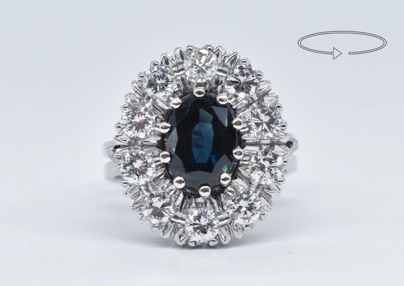 Ring 14 K Sapphire 