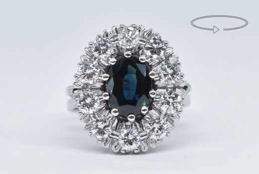Ring 14 K Sapphire 