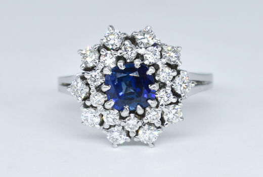 Ring 18 K Sapphire 